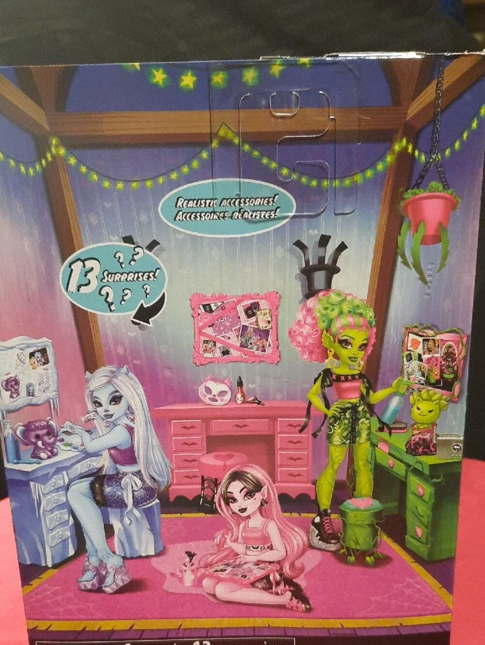 Monster High Abbey Bominable Playset Self-scare Secrets 14 Surprises With Doll